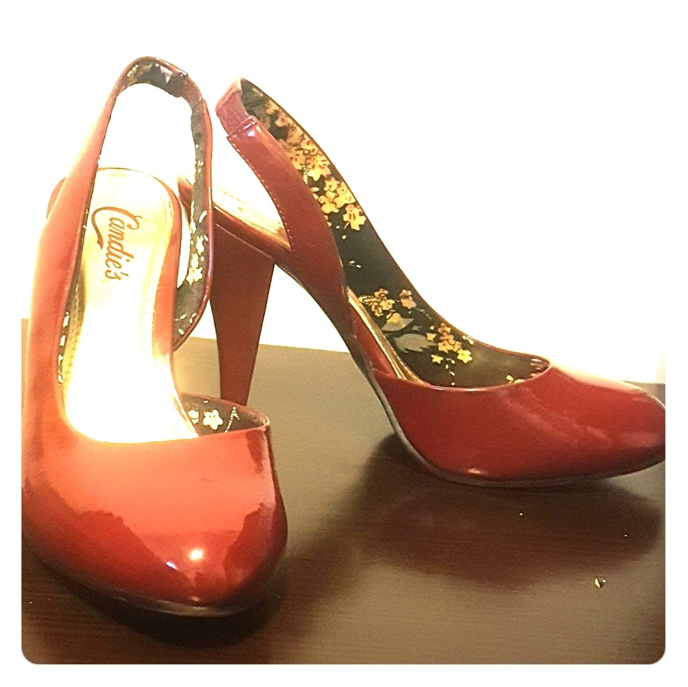 Candie's Epitome Red Heels w/Original Sticker